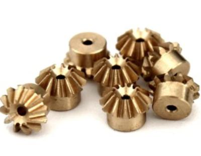 China Dongguan Industrial Custom Micro Copper Brass Bevel Gear 0.5 Module for sale