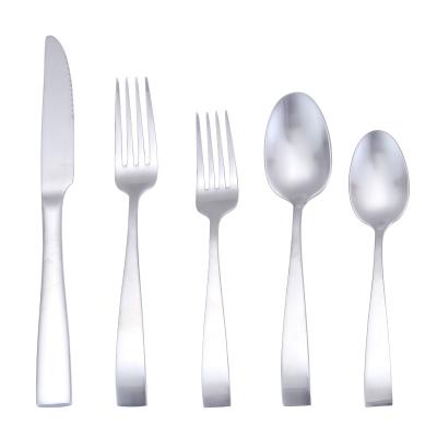 China Amazon Sustainable Hot Sale Stainless Steel Flatware Set 18/0 SS 5 Pieces 20 Pieces Flatware Set for sale