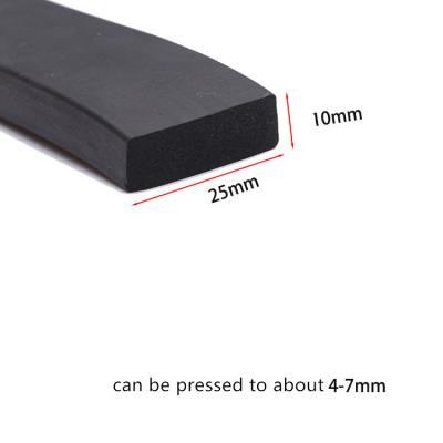 China EPDM Extrusion Sponge Epdm Rubber Door Seals With Adhesive Tape for sale