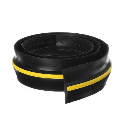 China Custom Garage Door Gap Seal PVC Bottom Solid Shutter Door Rubber Strip EPDM for sale