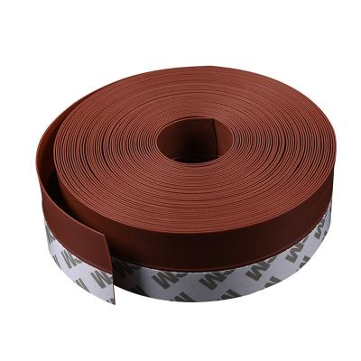 China EPDM door seam sealing slat door bottom sealing strip sound insulation and anti-collision self-adhesive for sale