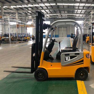 China Hotels 1ton 2ton 3ton Mini Forklift Electric Forklift Truck With Full Free Mast Optional Used In Container for sale