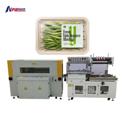 China Food cling film packing machine heat thermal wrapping machine shrink packing machine for sale