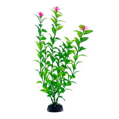 China Aquarium Fish Tank Artificial Plant Leaf Simulation Bamboo Aquatic Plants for sale