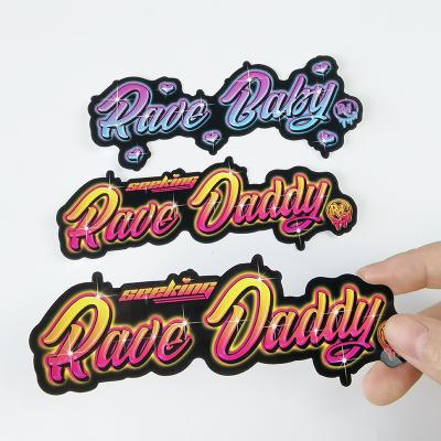 China Customized Glossy Self Adhesive Custom Stickers Logo Printed Die Cut Vinyl Waterproof Sticker Waterproof+Eco-friendly+UV Resistant for sale