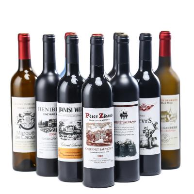 China Waterproof High Quality Vinyl Stickers Adhesive Wine Bottle Packaging Label for sale