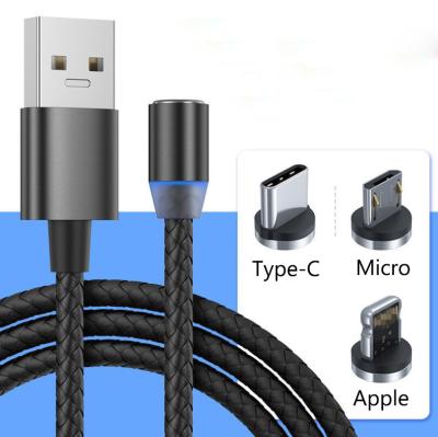 China Etc.electronic LED mobile phone product 3 in 1 magnetic charger magnetic charging cable with free storage for sale