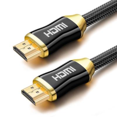 China COMPUTER CE Certificate High Speed ​​Zinc Alloy Gold Plated Shell 4K HDMI Cable For HD TV for sale