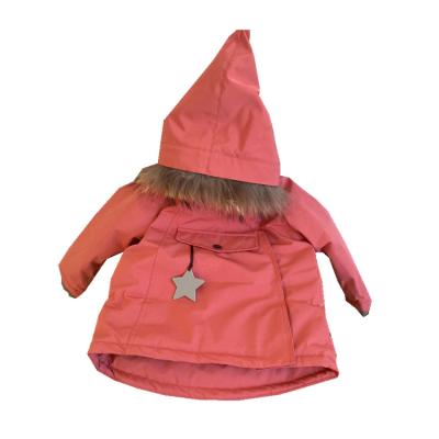 China New Fashion Kids Winter Breathable Coat Winer Hooded Jacket For Girl Stripper Coat for sale