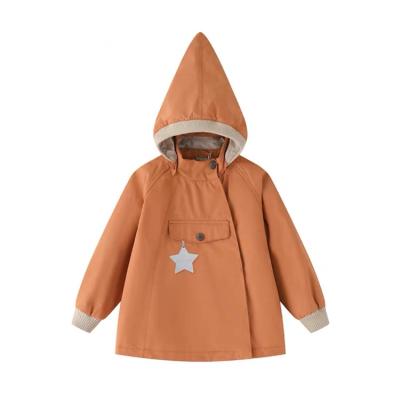 China Girls Breathable Coat Fleece Coat Autumn And Winter European Style Sports Hooded Outdoor Coat Children for sale