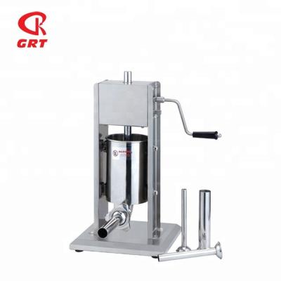 China Sausage Filling Making Machine GRT-VSS3 Vertical 3L Stainless Steel Manual Sausage Stuffer for sale