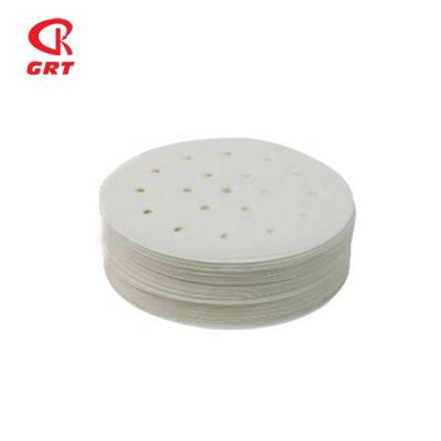 China Waterproof 130mm Meat Pie Patty Paper Hamburger With Hole for sale