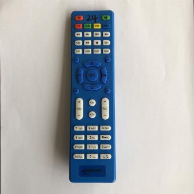 China Cheap color HD digital satellite TV hot sale good quality color TV new remote control 49keys for Iraq market for sale