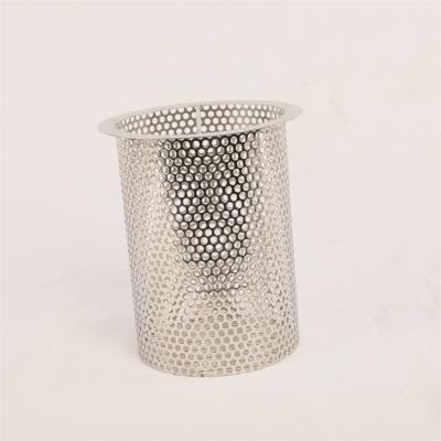 China Corrosion Resistance Filter Core 3 5 8 10 mm Hole diameter Stainless Steel Spot Welded Perforated Filter tube For Filtration for sale