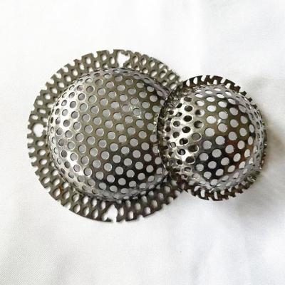 China Plain 304 Stainless Steel Woven Wire Mesh Filter Cap / Filter Strainer / Filter Basket for Waste Water Sewage Treatment for sale