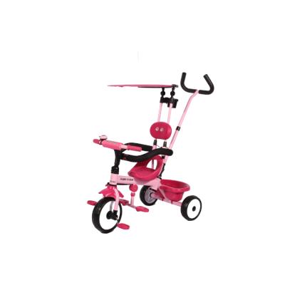 China Ride On Toy Good Quality New Style Baby Kid Canopy Tricycle With Push Handle for sale