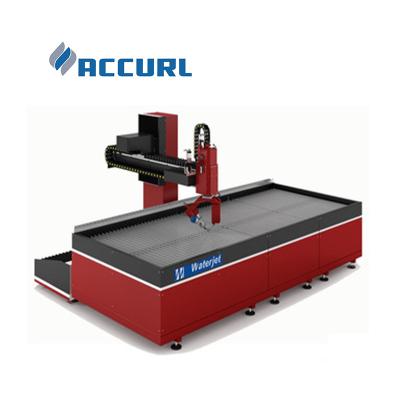 China ACCURL 3 Axis Common Water Jet Cutting Drilling Machine With 1500mm*2500 Te koop