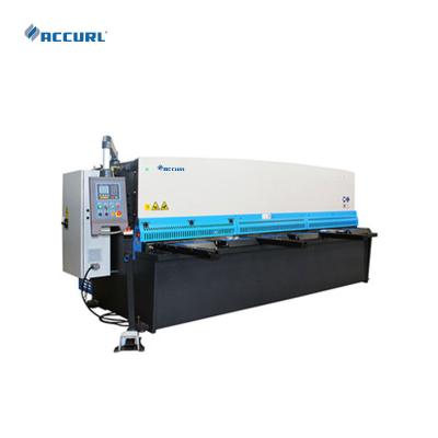 China Accurl Steel Guillotine Shearing Machine CNC Hydraulic Guillotine Steel Plate Cutter Machine for sale