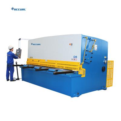 China Accurl  8*3200mm CNC Guillotine Shearing Machine Hydraulic Shearing à venda