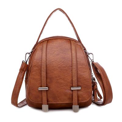 China 2022 New Fashion Messenger Multi Compartment Single Shoulder Bag Durable Soft Pu Leather Single Shoulder Bag For Women for sale