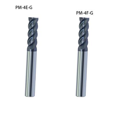 China Factory Direct General Carbide High Performance P.M. Processing Series Four-Sharpened Combo Shank Carbide Milling Straight Cutter for sale