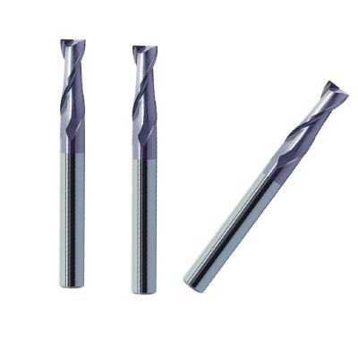 China Carbide PM-2E PM-2F High Performance PM Series Two-Edge Flat Straight Shank General Processing Solid Carbide End Mills for sale