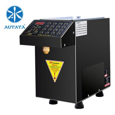 China AUTATA Commercial Fructose Equipment Small Syrup Dispenser Fully Automatic Microcomputer 16 Buttons Commercial Syrup Supplying Machine For Restaurant Hotel for sale