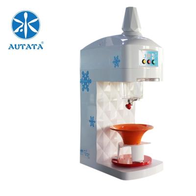 China AUTATA White Electric Ice Cream Ice Shaver Machine for sale