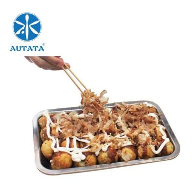 China AUTATA commercial automatic rotating nonstick octopus meatball machine barbecue takoyaki grill for sale