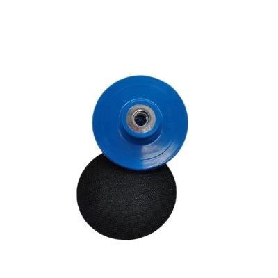 China Strong Durability Polish Backing Pads Plastic Dark Blue Color Pads Used For Polisher for sale