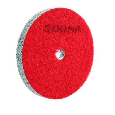 China Strong Durability Flexible Disc Grinding Wheel Resin Sanding Bond Dry Diamond Polishing Pad For Granite Marble Stone Quartz for sale