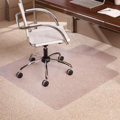 China Washable Hot Sale Computer Chair Mat PVC Swiveil Floor Pad Plastic Eco Vinyl Hardwood Flooring for sale