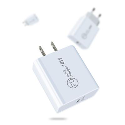 China UK QC3.0 QC3.0 18w 20w Palladium Charger Type-c Fast Charging Adapter Mobile Phone Charger For iPhone for sale