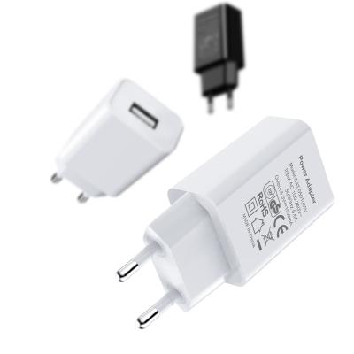 China MP3/MP4 Player For iPhone USB Wall Charger 5W Single Port With Us Eu Plug 5V 1A Charging iPad Samsung Mobile Phone Black White GS CE ROHS for sale