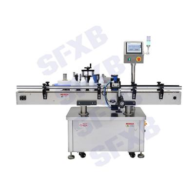 China SFXB SF-3040 manual food double side labeling semi automatic small bottle labeling machine manul and semi automatic labeling machine for sale