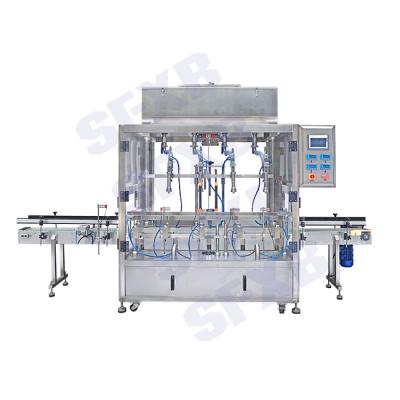 China Food SFXB 4 Head Filling Machine 4 Head Sealing Automatic Lotion Piston Complete Production Line for sale