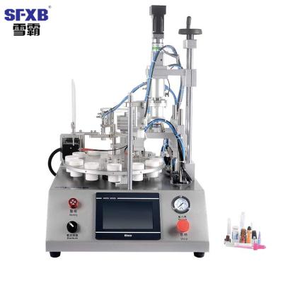 China High Precision Food SFXB Pump Ceramic Filling Machine And Capping Machine Plastic Bottle for sale