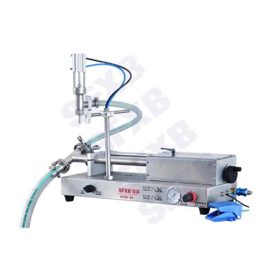 China Beverage Liquids Pump Lotion Nail Polish Lip Gloss Perfume Filling Machines Semi-automatic Peristaltic Small Production Line for sale