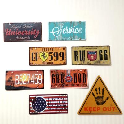 China Tin Signs Tin Signs Hanging Souvenirs Metal Poster Wall Door Plate Blank Tin Sign for sale