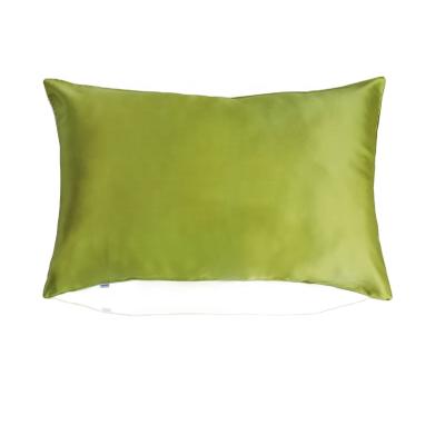 China High quality and soft customizable LOGO zipper anti-static pure silk pillowcase 16mm pure silk pillowcase for sale