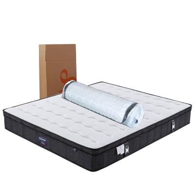 China Massage Skin-friendly 5D mat Germany import Flameresistant material King Queen Size Bonnelll Spring Latex mattress for sale