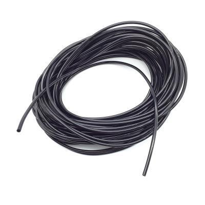 China Diameter 6.4mm Mini Greenhouse Irrigation Hose Garden Flexible PE Outer Black Tube Flexible Mist Cooling System Pipe for sale