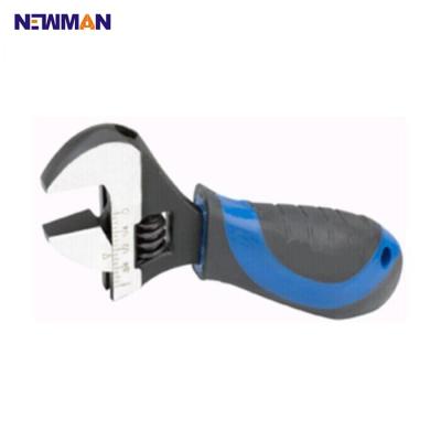 China Heavy Duty Carbon Steel Adjustable Wrench , Adjustable Open End Wrench for sale