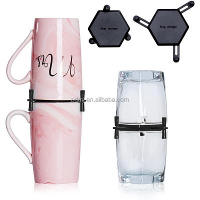 China Household product mold ready to ship! ! instock grapple storage bracket coffee cup holder cup holder household storage rack plastic injection molding for sale