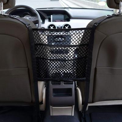 China Elastic Car Seat Storage Universal Mesh Cargo Net Organizer for sale