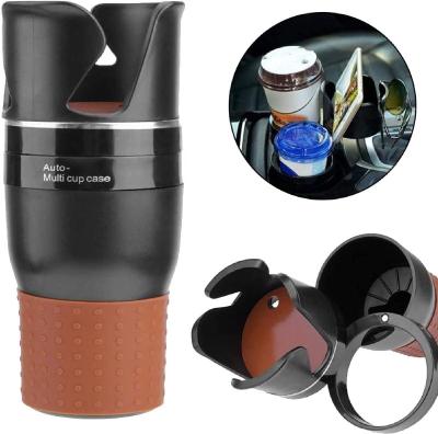 China Single Color Without Pattern Drink Mount Car Cup Holder Multifunctional Adjustable Mobile Phone Sunglasses Holder for sale