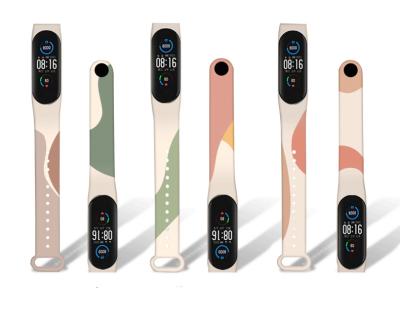 China Fanshion Sport Fashionable 26 Color Smart Watch MI Band Customized Couples Millet Watch Strap Wrist Watch Band for sale