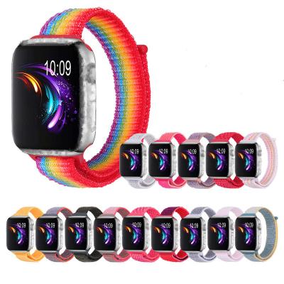 China New Fashion iPhone Apple Watch Strap Band Optional Nylon \ Dress Watch Bands 45mm Luxury Popular Wholesale Multi Color Optional for sale