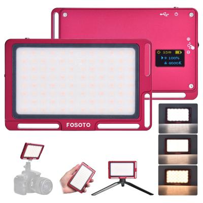 China PORTABLE USA FREE FOSOTO FT-03 96 LED Lamp Mini LED Video Camera Light Pane Fill Lamp Beads For DSLR Camera for sale