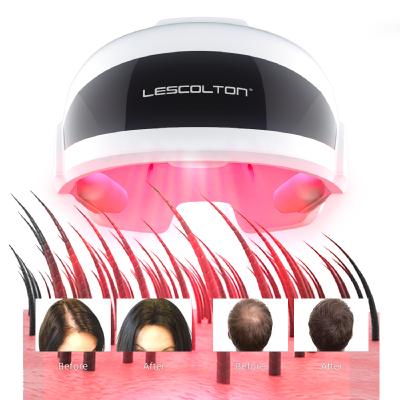 China Adding nitrogen into laser light lescolton plant 650nm diode laser hair growth anti hair loss treatment head cap best hair growth helmet for sale